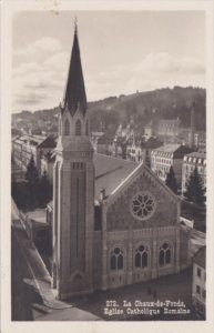 Switzerland La Chaux-de-Fonds Eglise Catholique Romaine 1931 Real Photo