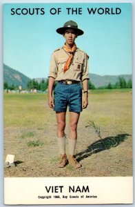 c1968's Vietnam Scouts Of The World Boy Scouts Of America Mountains Postcard