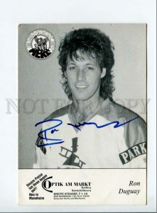 3164153 Ron DUGUAY Canadian ICE HOCKEY Player AUTOGRAPH