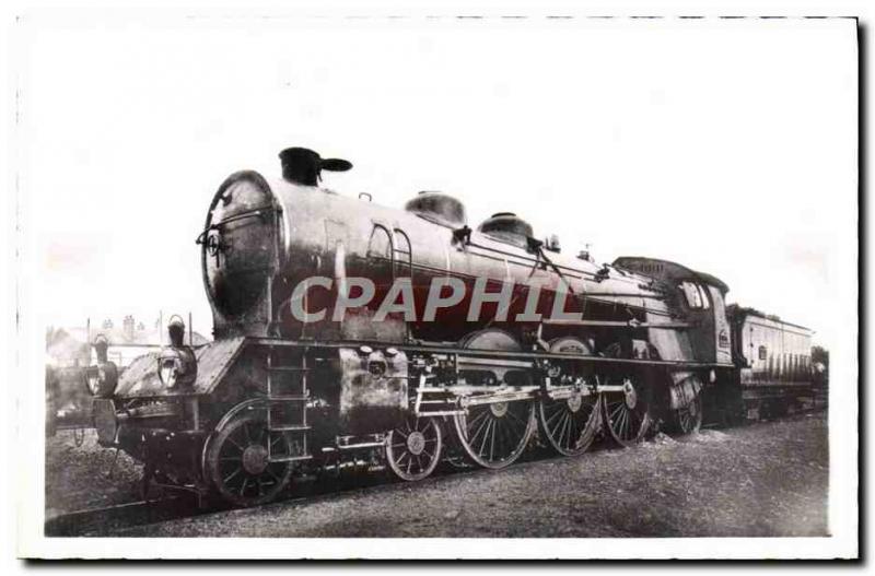 Postcard Old Train Locomotive PLM 6102 has 6171