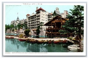 Main Entrance Lake Mohonk New York NY UNP Detroit Publishing DB Postcard O15