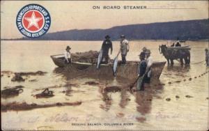 San Francisco & Portland Steamship Co Coumbia River Route Salmon Fishing PC