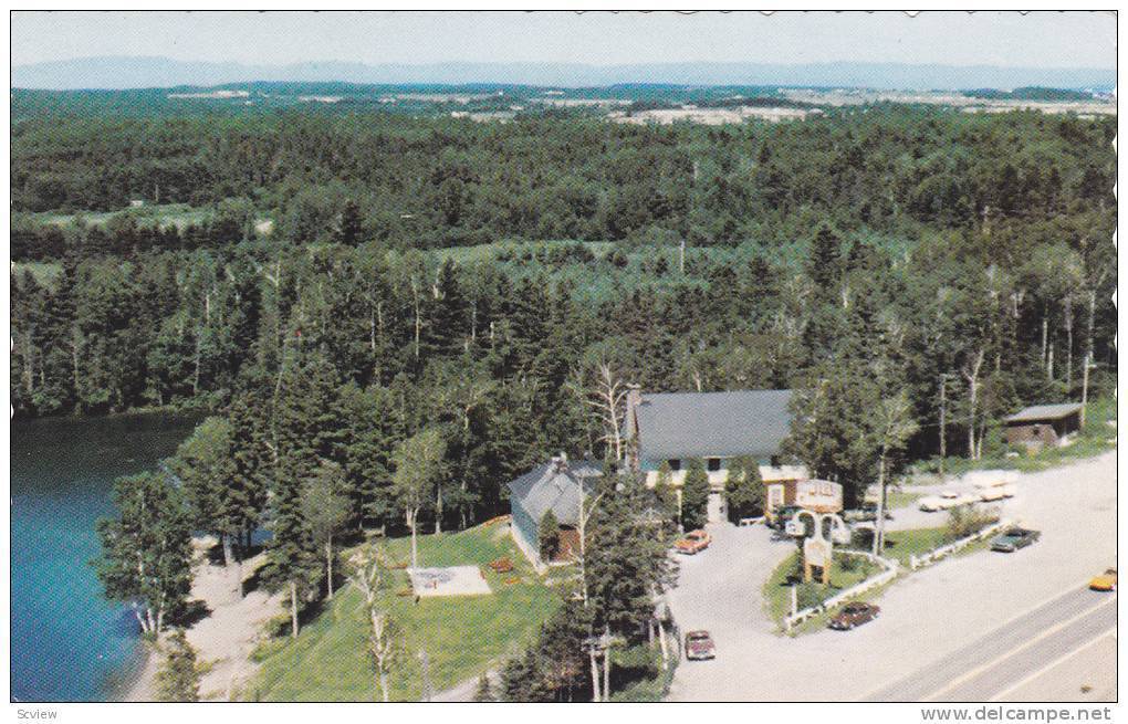 Panorama, Manoir Clairval, Talbot, Laterriere, Quebec, Canada, 1940