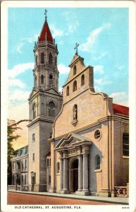 Florida St Augustine The Old Cathedral 1929 Curteich