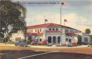 Orlando Florida 1946 Postcard American Legion Home