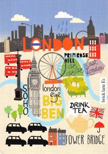 B97176 london postcard tower bridge    uk