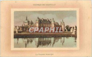 Old Postcard Chateau de Chantilly The Facade North East