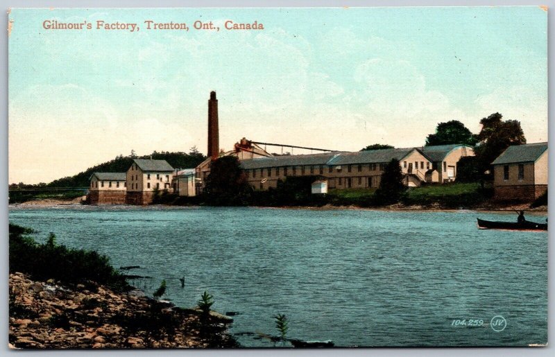 Postcard Trenton Ontario c1910s Gilmour Lumber Company Factory