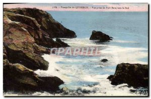 Old Postcard Presqu'ile de Quiberon 39ile View of Port Bara Jack Heading South