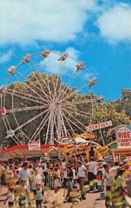 Holyoke MA Mountain Park Tempest Ferris Wheel Postcard