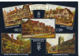 Warwickshire Postcard - Views of Stratford-upon-Avon - Ref TZ9046