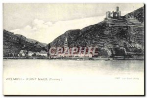 Postcard Old Ruin Welmich Maus Turmberg