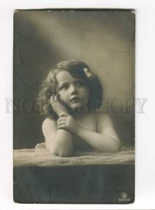 276597 NUDE Charming Girl w/ Bow DREAM vintage PHOTO PC