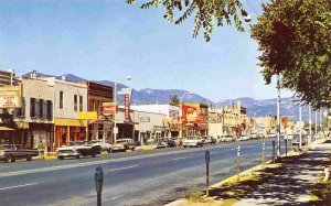 West Colorado Avenue Business Section Cars Colorado Springs CO 1960s postcard