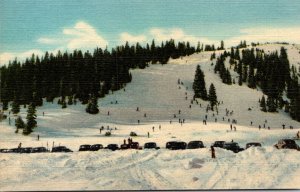Colorado Skiers At The Summit Of Berthoud Pass Curteich