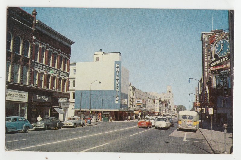 P2787, vintage postcard busy intersection old cars etc lakeport city erie penn