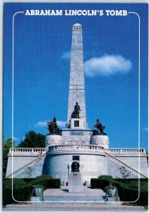 Postcard - Abraham Lincoln's Tomb, Oak Ridge Cemetery - Springfield, Illinois