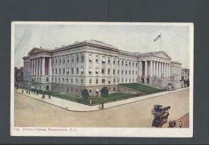 Ca 1898 Post Card Wash DC Patent Office Built 1836 UDB