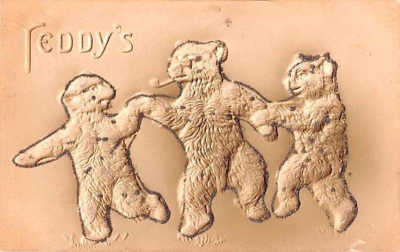 Bear Post Card Old Vintage Antique Teddy B Unused