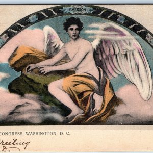 1906 UDB Washington DC Library of Congress Emerson Uriel Sol Art Print PC A73