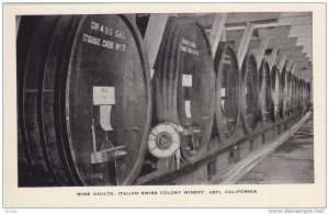 Wine Vaults,  Italian Swiss Colony Winery,  Asti,  California,  40-60s