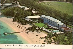 Postcard Bahamas - Nasau Beach Hotel and Emerald Beach Hotel