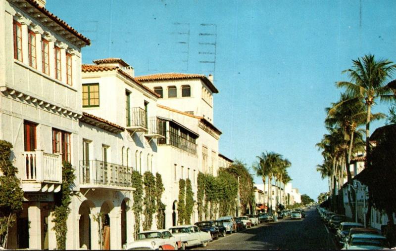 Florida Palm Beach Worth Avenue Shopping District 1961