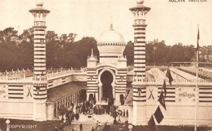 A718 England London British Empire Exhibition 1924 Malaya Pavilion postcard
