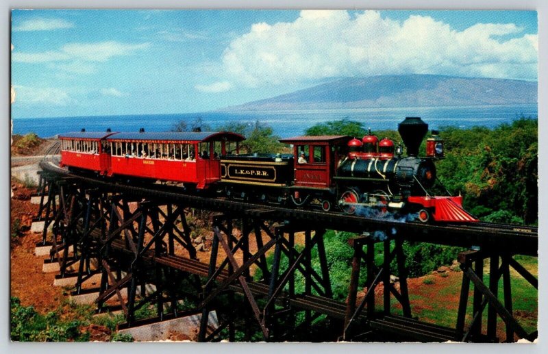 Postcard Lahaina-Kaanapali & Pacific Railroad - Hawaii