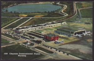 Cheyenne Transcontinental Airport,WY Postcard