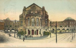 Germany Barmen Neues Stadttheater Vintage Postcard 08.34