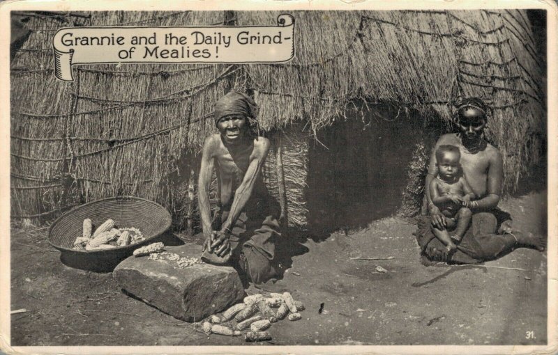 Africa Grannie and the Daily Grind of Mealies! Native 04.26