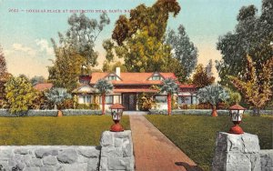 SANTA BARBARA, California CA    DOUGLAS PLACE at MONTECITO    c1910's Postcard