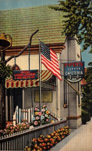 Wisconsin Madison Piper's Garden Cafeteria 1945