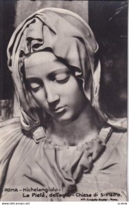 RP; ROMA, Lazio, Italy, 1910-1920s; Michelangiolo, La Pieta, Dettaglio, Chies...