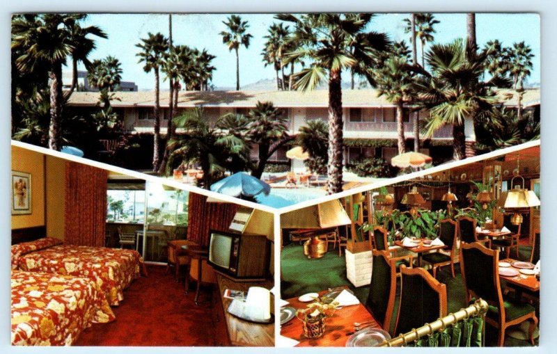 SAN DIEGO, California CA ~ Roadside KINGS INN Motel ca 1970s Postcard