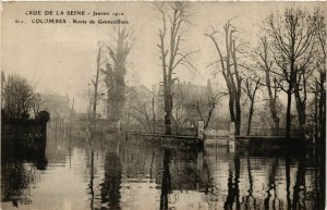 CPA Crue de la Seine COLOMBES Route de Gennevilliers (413157)