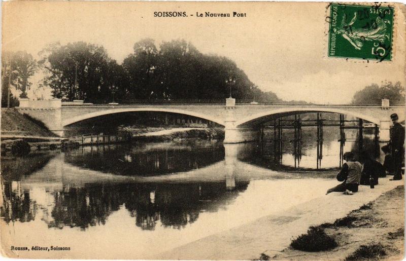 CPA SOISSONS Le nouveau pont (191976)