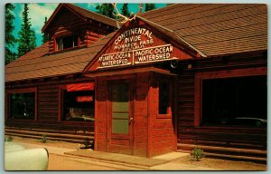 Monarch Crest Lodge Entrance Continental Divide Colorado UNP Chrome Postcard G3