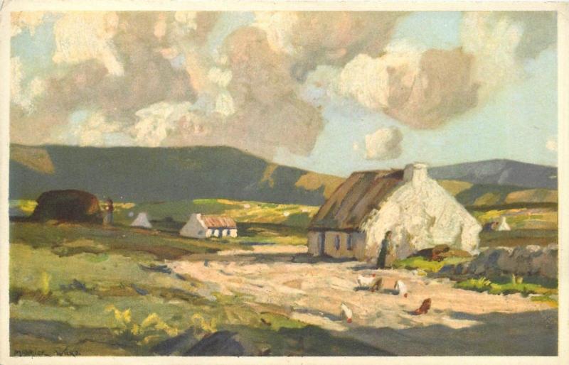 Irish landscape Maurice Wilks signed