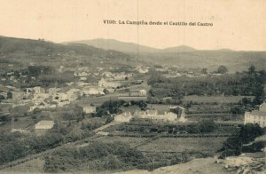 Spain Vigo La Campiña desde el Castillo del Castro Vintage Postcard 02.13