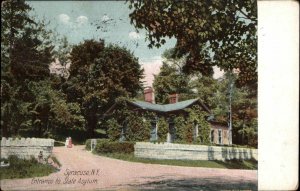 Syracuse New York NY Insane Asylum Entrance c1910 Postcard