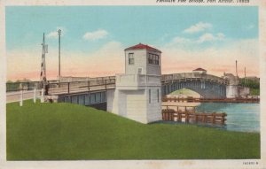 Postcard Pleasure Pier Bridge Port Arthur Texas TX