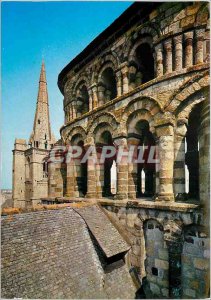 Postcard Modern Saint Sauveur Church Redon IV Details of the Roman Tower