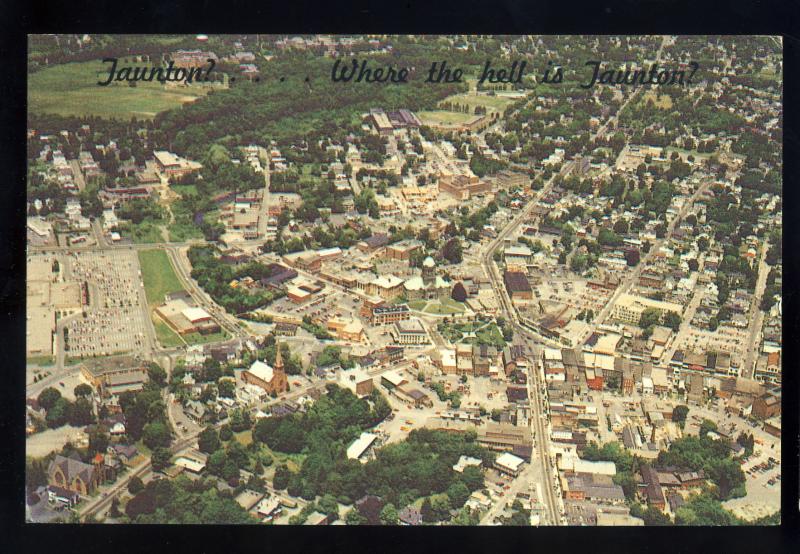 Taunton, Massachusetts/Mass/MA Postcard, Spectacular Aerial View