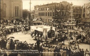 Chambersburg PA Pennsylvanai Secret Order Parade 1914 Real Photo Postcard