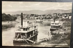 Mint Colombia Real Picture Postcard RPPC Magdalena River Port View