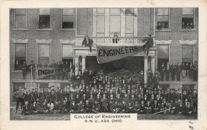 LP84  Ada Ohio Postcard College of Engineering O.N.U. 
