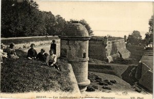 CPA BREST - Les fortifications La Pointe des Blagueurs (252678)