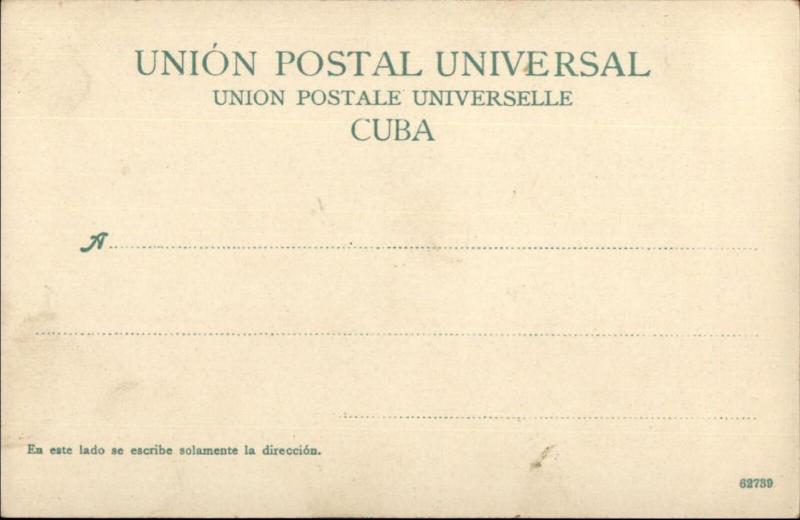 Santiago Cuba El Gobierno Civil c1905 Postcard